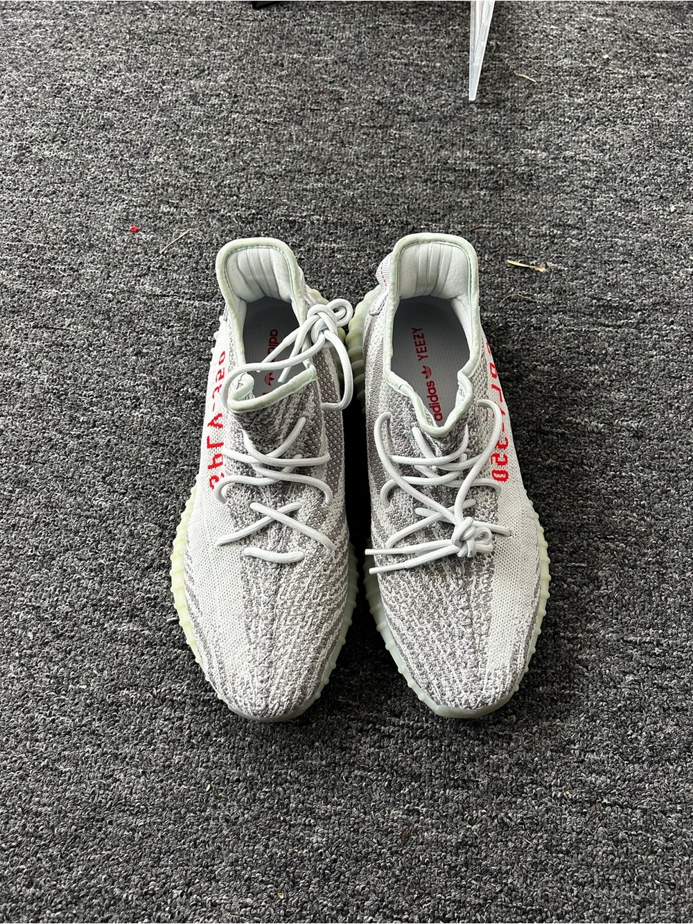 adidas Yeezy Boost 350 V2 Cream White with Red Stripe